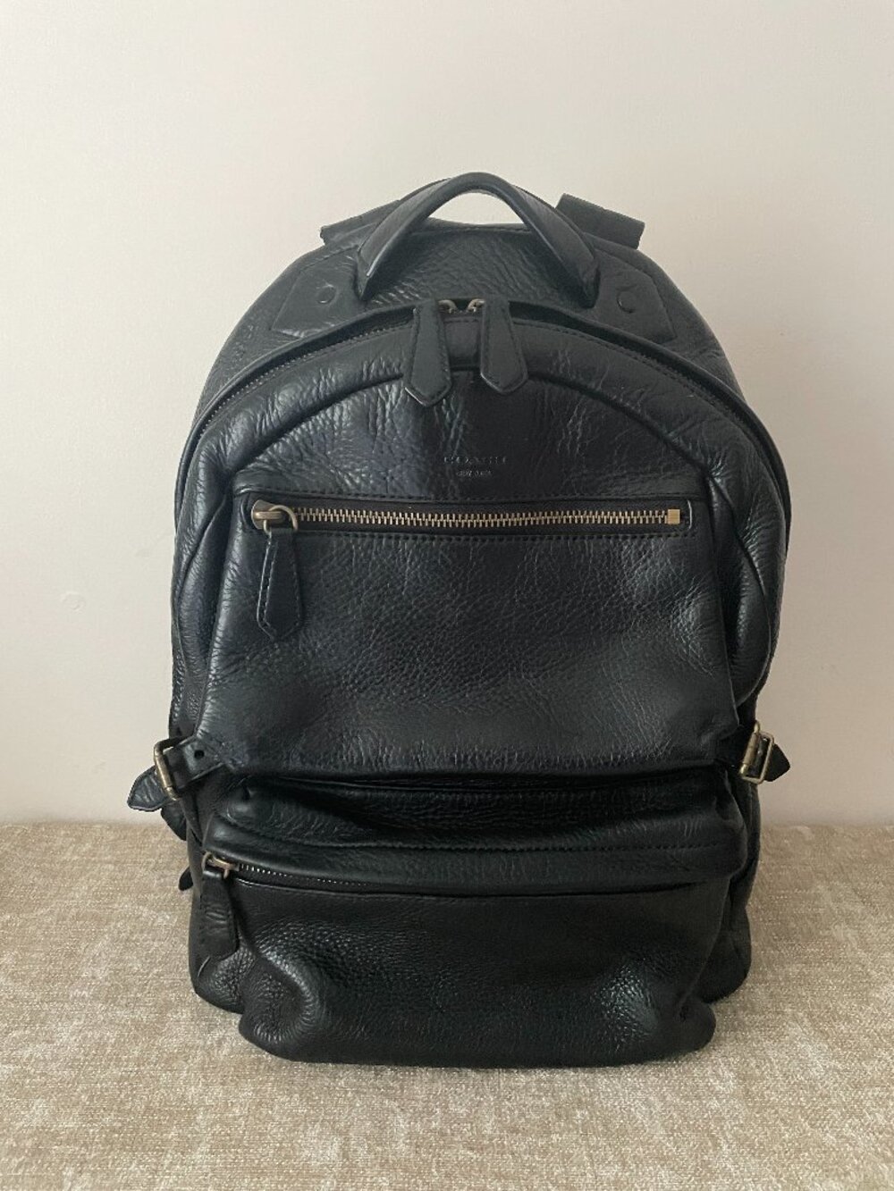 COACH Bleeker Leather Backpack